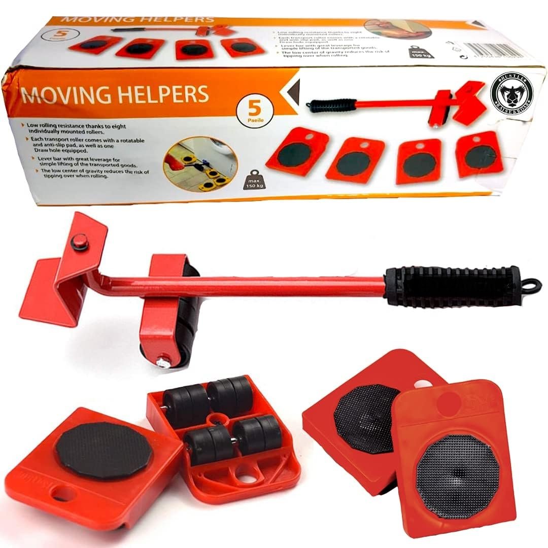 Furniture Lifter Mover Tool Set with Furniture Pads Lifting Tool Furniture Mover Lifter, for Household Furniture Lifter and Rollers Set for Home Appliance