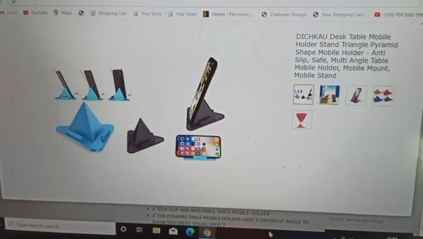 Plastic Stand ( Pyramid )Jb123 - Image 5
