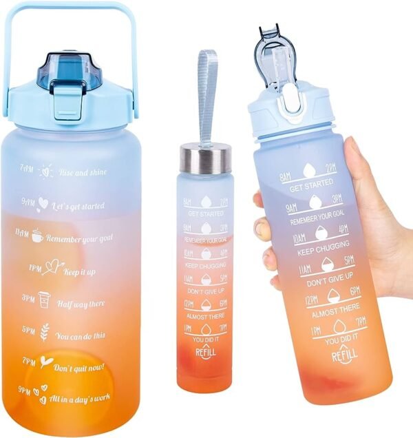 3 in 1 Motivational Bottle Set