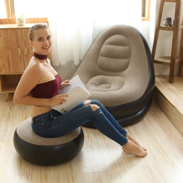 Air Sofa Foot Stool With Free Pump - Image 4