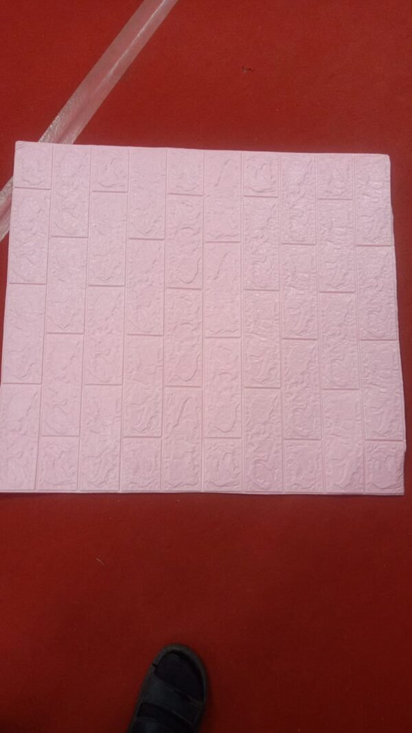 Brick Wallpaper (Pink 77*77CM) - Image 3