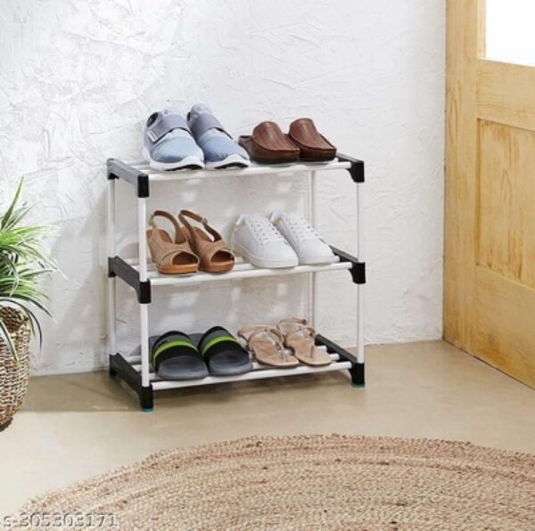 3 Layer Plastic Shoe Rack - Image 5